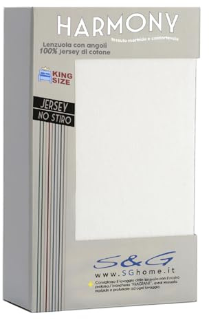 LENZUOLA 2 POSTI CANGOLI IN JERSEY DI PURO COTONE 180X200+30 CM
