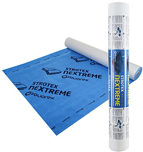 Ecran sous toiture 4 couches STROTEX NEXTREME 200g/m2 75m2 (1,5x50m) film pare vapeur Pare Pluie