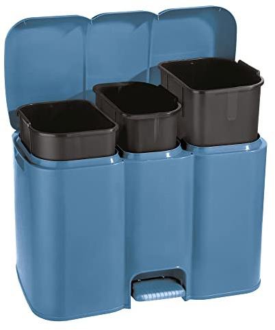 Tontarelli TON869 Pattumiera Differenziata, Patty, 3, Blu