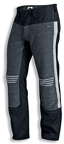 Uvex Cut Quatroflex Pantaloni da lavoro da uomo - Nero e Grigio Pantaloni da uomo - Protezione antitaglio livello 5, antracite/nero, 106