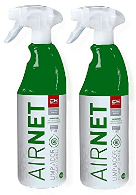 CH Quimica Pack AIRNET + AIRNET - Pulverizadores Limpiadores para Aire Acondicionado 750 ml | Bricoprofesional