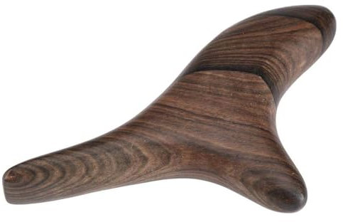 Agatige 3 Point Trigger Massager, Thai Style Wooden Reflexology Body Massager, Portable Hand Foot Massage Tool for Back, Neck, Arms