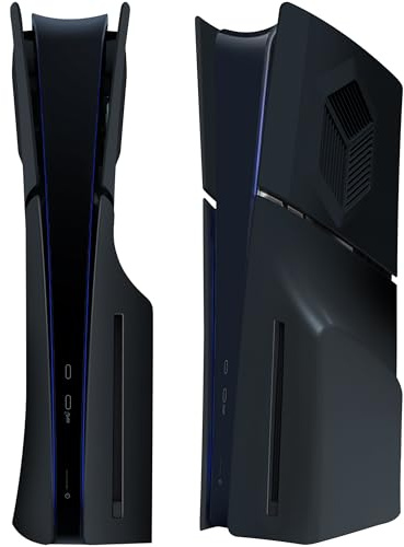 Joso Frontblende mit Kühlungsöffnung für PS5 Slim Disc Edition, Kratzfeste und staubdichte Ersatzabdeckung, passgenaue Abdeckung für PS5 Slim-Konsole (CD-ROM), Platten für PS5-Zubehör