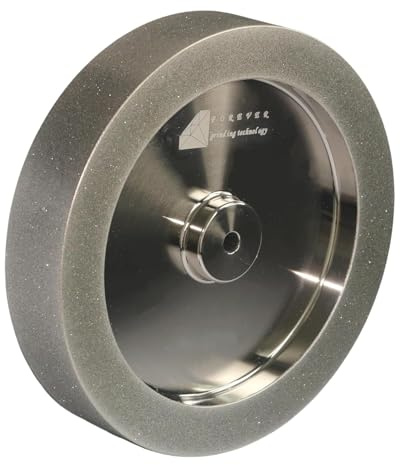 CBN SCHLEIFSCHEIBE 250mm Cubic Boron Nitride Grinding Wheel Knife Sharpening Wheels for Tormek T8 250mm*50mm*12mm (Grit Size 80#,Straight Corner)