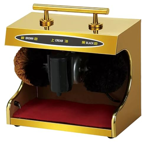 Miuxe Limpiabotas Eléctrica Máquina Limpiabotas Automática Máquina Pulidora De Zapatos Máquina Automática De Limpieza De Zapatos por Inducción Horizontal