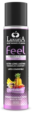 INTIMATELINE | Feel Fragrance Intimgleitmittel Tutti-Frutti-Geschmack 60 ml | Auf Wasserbasis, für vaginale oder anale Hydratation und Gleitfähigkeit