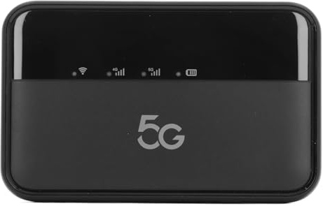 Tragbares Mobiles 5G-Hotspot-Gerät, 5G-Router mit SIM-Kartensteckplatz, Unterstützt 16 Angeschlossene Geräte Gleichzeitig, 2,4-GHz-5,8-GHz-Band-5G-Modem, 10000-mAh-Typ-C-Aufladung