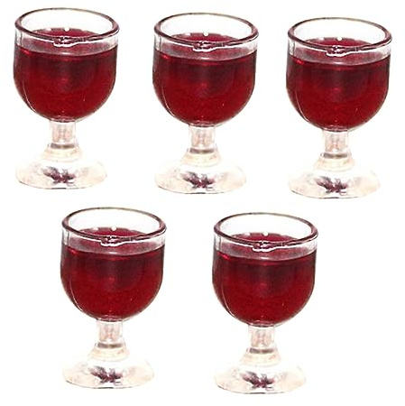 JOINPAYA 5pièces Tasses à Vin Miniatures Décorations De Maison Gobelets à Boire pour Miniature Et
