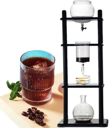 Torre de goteo para cafetera fría para un sabor suave y rico, ideal para el hogar, la oficina y las cafeterías