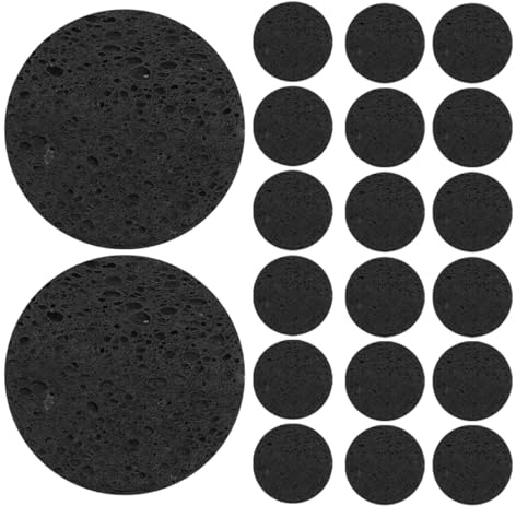 Healvian 20pcs Compressed Facial Sponges: Ultra-thin Cellulose Face Cleansing Pads for Travel Makeup Removal Daily Skincare Gentle Exfoliation Deep Pore Cleaning