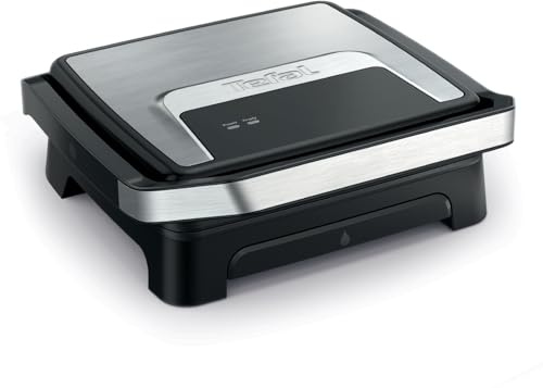 GC271D10 - Parrilla de carne multifunción (2000 W, acero inoxidable)