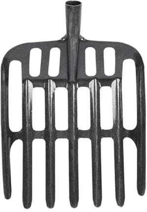 MagiDeal Bêche à grains de jardinage, outil agricole robuste, grande capacité avec maille, légère et facile à utiliser, en acier au manganèse, pour tamis