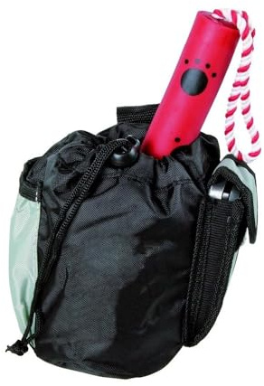Trixie 3238 Dog Activity Tasche Baggy, ø 10 × 15 cm, schwarz/grau