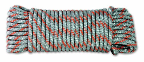 Chapuis DR61 Corda intrecciata in polipropilene - 450 kg - Diametro 6 mm - Lunghezza 15 m - Grigio