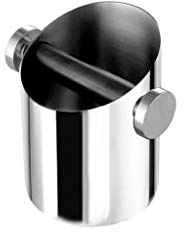 Motta Abschlagbehälter Knockbox 105 mm Edelstahl glänzend Abschlagstange gummiert