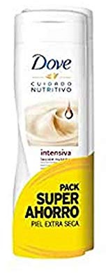 Dove Pack Ahorro Crema Hidratante Corporal Intensiva para Piel Muy Seca con Sérum Restaura Ceramidas, Pack de 2 x 400 ml