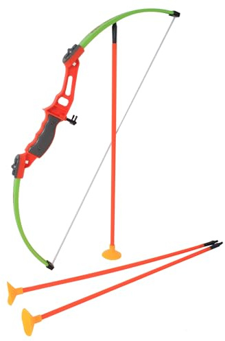 BLUE SKY - Bogenset - Geschicklichkeits- und Outdoor-Spiel - 189096 - Mehrfarbig - Kunststoff - 52 cm x 19 cm - Kinderspielzeug - Zielscheibe - Pfeile - Bogen - Ab 6 Jahren