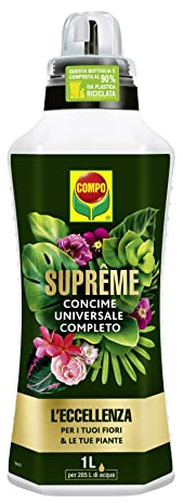 COMPO SUPRÊME, Concime Universale Completo, Per Fiori e Piante, 1 L