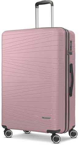 Franky Dallas 3.0 Hartschalen-Trolley mit 4 Rollen 75cm | Ausgestattet mit TSA-Schloss, Leicht | Carry on Luggage für Männer-Frauen - Ideal für Flug-Geschäftsreisen