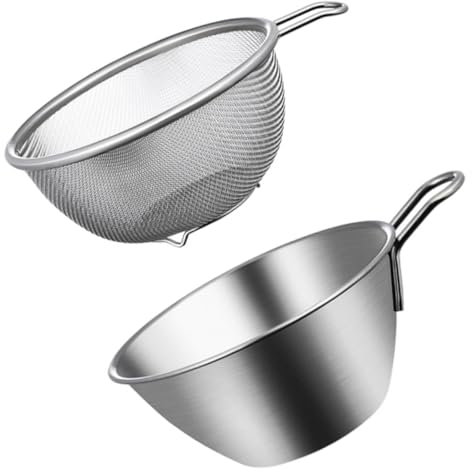 TOPBATHY 1set Colander Inossidabile Con Scolapasta e Ciotola Per e Utensile Per e