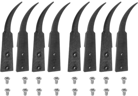 QUARKZMAN 4 Paar austauschbare keramische Pinzettenspitzen schwarz | 1,6 Länge, Kohlefaser, gerade gebogene Köpfe, hitzebeständige nichtleitende Spitze, für keramische Pinzetten
