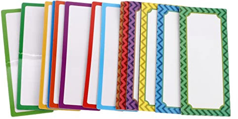 Lurrose Magnetische Wiederbeschreibbare Namensschilder 16er-pack Trocken Abwischbare Magnetische Etiketten Für Schule Zuhause Büro Whiteboard Kühlschrank