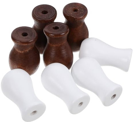 OSALADI 8stücke Holz Zugknöpfe Für Jalousien Dekorative Zugkugeln Für Fensterdekoration Ersatz Für Vorhangzugschnüre Langlebige Und Stilvolle Holzknöpfe Für Inneneinrichtung