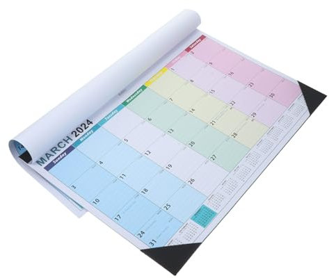 Veemoon Terminkalender Wandkalender Leicht Stabil Mehrzweck Kalenderplaner Mit Herausreißbaren Monatsseiten Für Zuhause Büro Und Schule