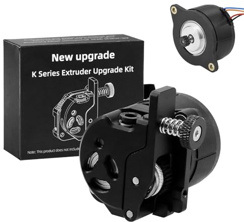 K1/K1C Extruder, Upgrade High Speed Extrusion Kit Dual Gear Feeding Extrusion Mechanism Kit für K1 Max/K1/K1C/3D Drucker (mit Motor)