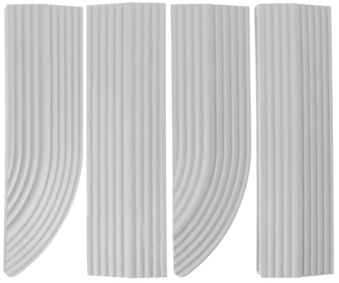 Veemoon Rampe de Seuil en Caoutchouc pour Aspirateur Automatique Tapis de Rampe Antidérapant 1 Ensemble Conception Pratique Maison Utilisation Facile Compatible Modèles Balayeurs