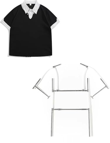 ENHEN Manichino Grucce per Camicie da Uomo, Manichini Salvaspazio, Ganci Appendiabiti, Manichino Pieghevole per Abiti Appesi per Sfilate Fotografiche