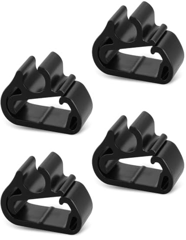 JUKOTA Lot de 4 Clips de Serrage pour Peugeot 3008, 5008 & Citroën C5, DS7 - Colliers de Fixation Robustes pour Bras Essuie Glace Avant - Attache Balai Durite Accessoire Tuyau Lave Entretien