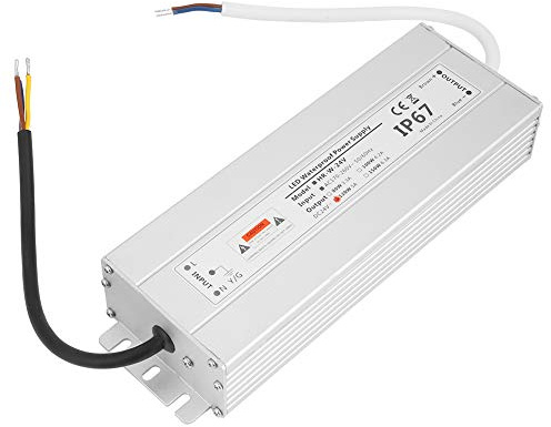 Marhynchus Fuente de Alimentación LED Impermeable de 24 V, Carcasa de Aluminio, Limitación de Corriente Inteligente, Ideal para Luces LED de Interior y Tiras de Luz