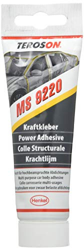 TEROSON MS 9220, starker Einkomponenten-Klebstoff zum Kleben und Dichten, lösemittelfreier Montagekleber für viele Werkstoffe, elastischer Karosseriekleber mit hoher Anfangsfestigkeit, 1x80ml