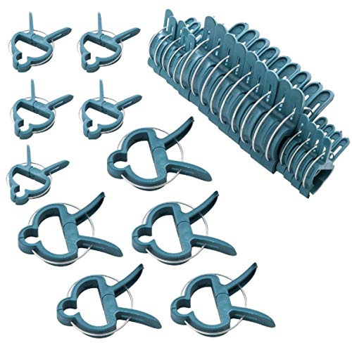 30 Pflanzenclips - Pflanzenhalter Pflanzenklammern 2 Größen
