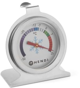 HENDI Termómetro para refrigerador - -50/25˚C - ø60x(H)70 mm