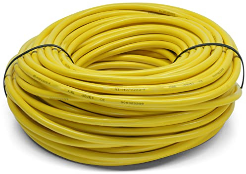 PVC-Baustellenleitung 230V/16A K35 AT-N07V3V3-F 3x2,5 mm² kältebeständig gelb 50m