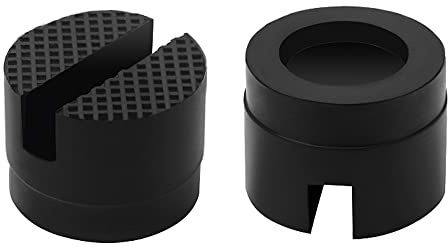 YIXISI 2 Stücke Universelle Wagenheber Gummiauflage mit Nut, mittlere Größe, Jack Pads Schlitzrahmen Protector Adapter für Wagenheber und Hebebühnen