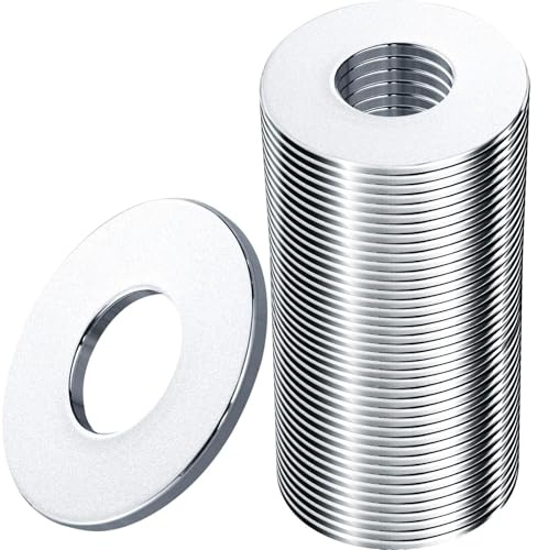 DKBT Rondelles Metal M10 Rondelle Inox M10 x 25mm 30 Pièces Rondelle Plate Rondelle en 304 Acier Inoxydable pour L'étanchéité des Vis et écrous