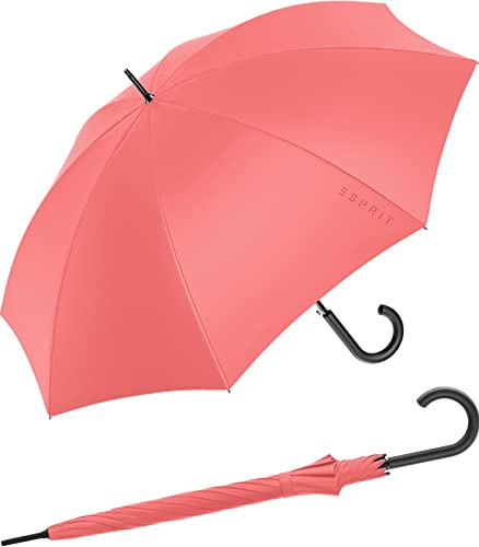 ESPRIT Paraguas automático FJ 2022, coral, 103 cm