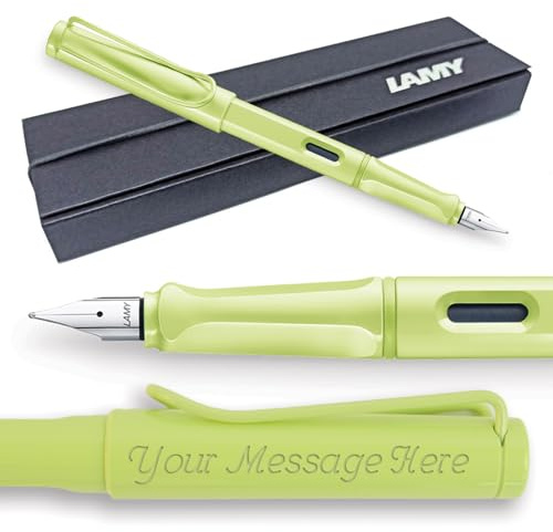 Lamy Safari Fountain Pen - SpringGreen Edition - Medium nib - FREE engraving + gift box