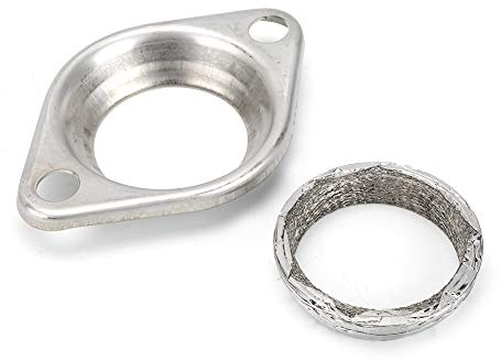 2.5in Collettore Flange Guarnizione di Scarico Kit Intestazione Pratico Accessorio Universale Accessori Per Auto Sostituzione