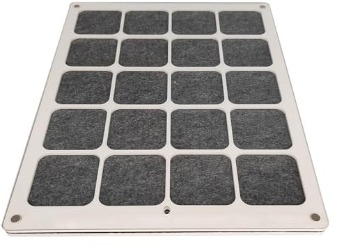 Stecknadel-Sammeletui | Transparente Acryl-Stecknadelplatte mit 20 Stiften staubdicht | Displaybox für Stecknadeln, Reisebroschen, Clips und Ohrringe in verschiedenen Größen Cenmoo