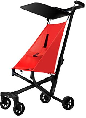 ZONABSQQ Kinderwagen Kinderwagen, einfach mit Einer Hand zusammenklappbar, verstellbares Verdeck, Dreipunkt-Sicherheitsgurt, tragbarer Kinderwagen für Kleinkinder, leicht Komfort und Sicherheit
