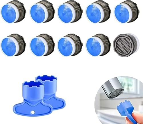18.5mm 10erPack WasserhahnLuftsprudler WasserhahnSieb LuftsprudlerSpritzaufsatz KüchenspüleLuftsprudler BelüftungsWasserhahnLuftsprudler LuftsprudlerEinsatz Passend für die meisten Wasserhähne
