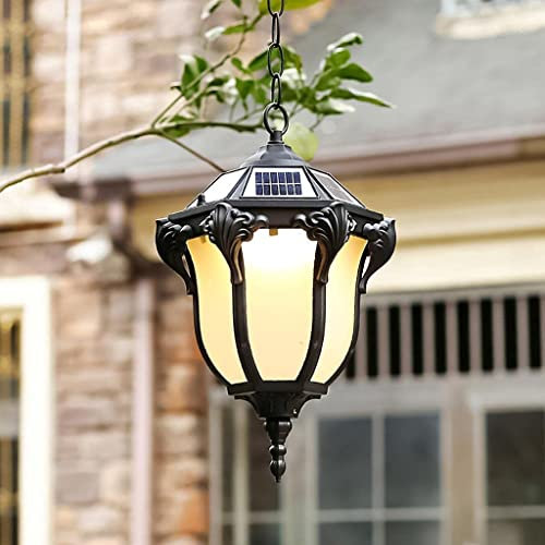 Lustre extérieur étanche ip65 LED Jardin Solaire Villa Couloir Lustre pavillon Cadre de Raisin entrée de Cour extérieure Style européen lumière Vie Chaude