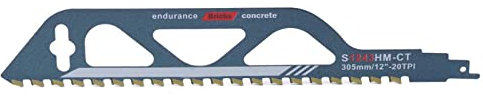 Gearwell Bimetall-Säbelsägeblatt, Hartmetallzahn-Sägeblatt-Ersatz-Hartmetallzahn-Säbelsägeblatt aus legiertem Stahl zum Schneiden von Ziegeln, porösem Beton und Schlackenblöcken