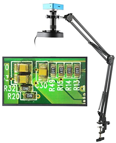 Microscope Microscope numérique 55MP 4K 1080P 260X objectif à monture C H_DMI USB caméra de Microscope industriel électronique for la soudure de réparation de téléphone