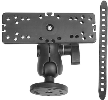 Soporte para buscador de peces, soporte de montaje para buscador de peces, base de montaje electrónico marino para buscador de peces, soporte para buscador de peces ajustable de 360 grados para barco,