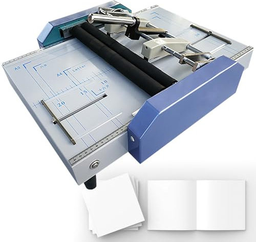 Beachtiful Machine de Pliage et de Reliure Automatique de livrets A3, Agrafeuse, Plieuse de livrets, Agrafeuse, équipement D'agrafage de livrets pour imprimeries et écoles